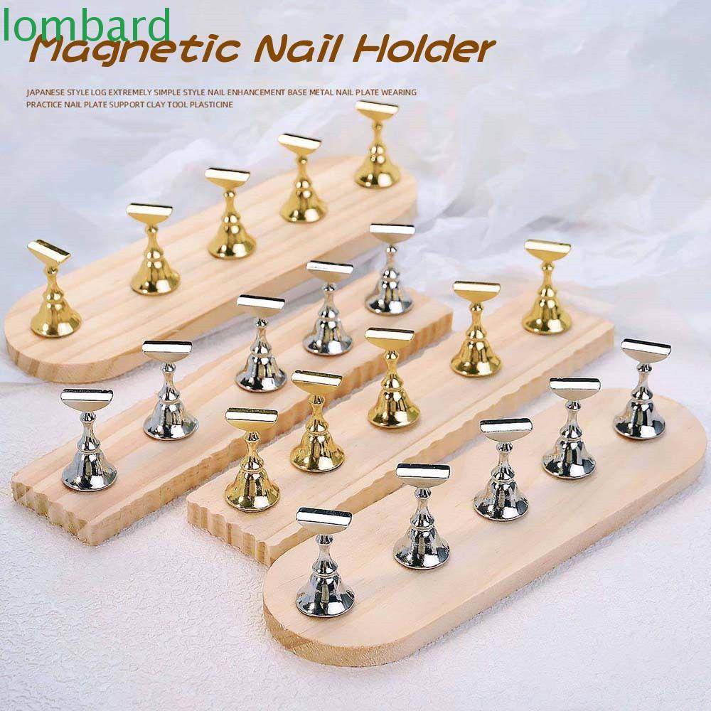 LOMBARD Giá Đỡ Nam Châm Trưng Bày Móng Tay Giả Tiện Lợi