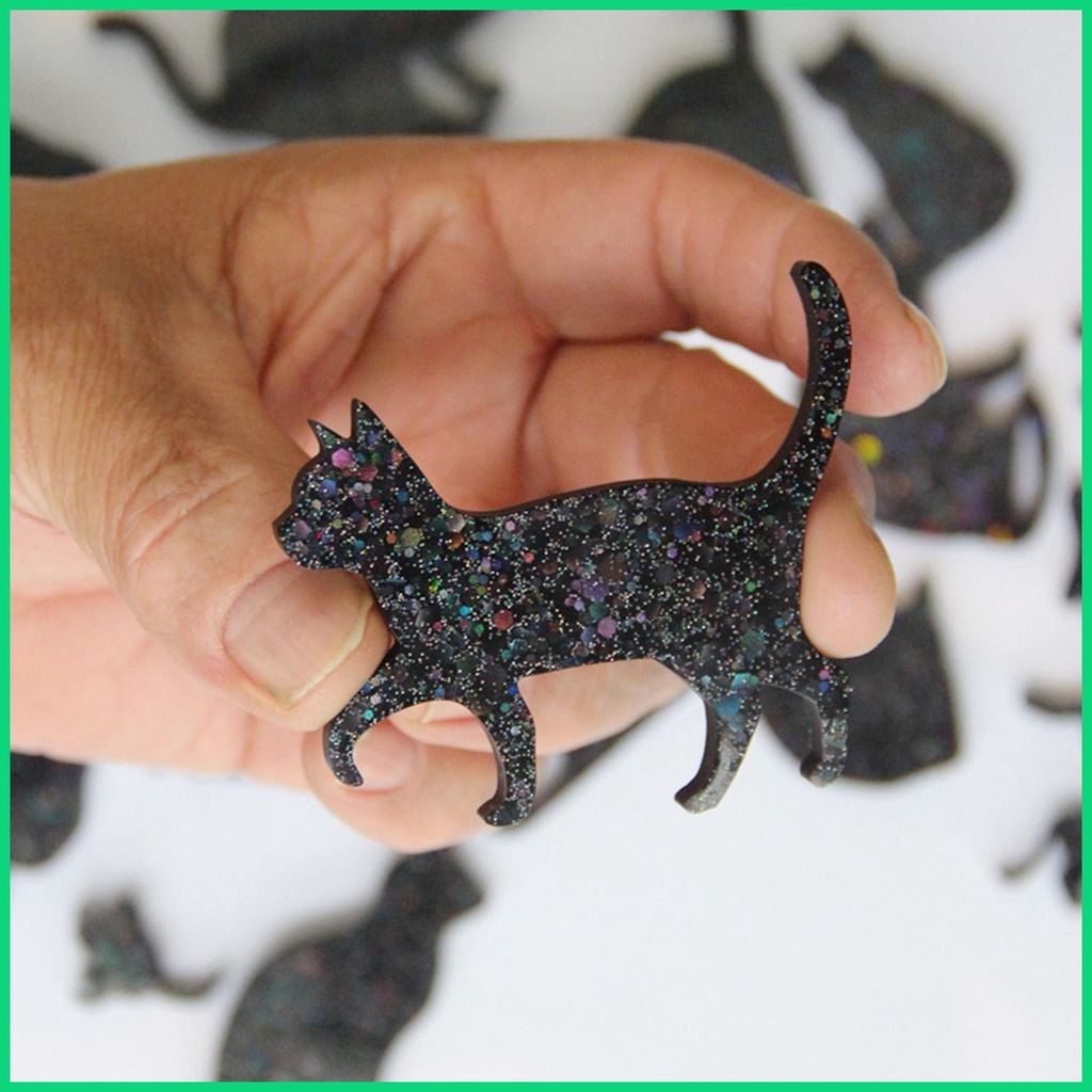 Khuôn Silicone Làm Nhựa Resin Thủ Công DIY Hình Mèo Cho jiwvn Jwvn