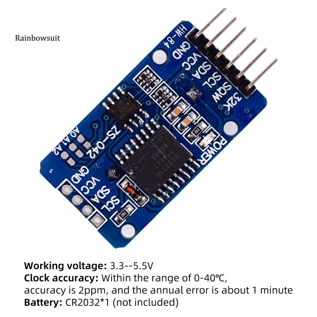 Mô Đun Đồng Hồ Kỹ Thuật Số DS3231 Mini Độ Chính Xác Cao Đa Năng AT24C32 DIY