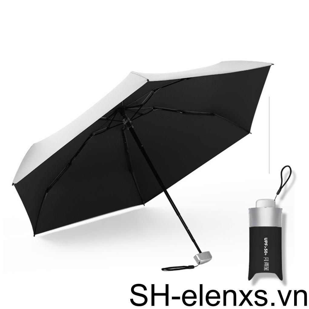 Dù Gấp 5 Khúc Cầm Tay Chống Mưa Nắng Chống Gió Đa Ứng Dụng
