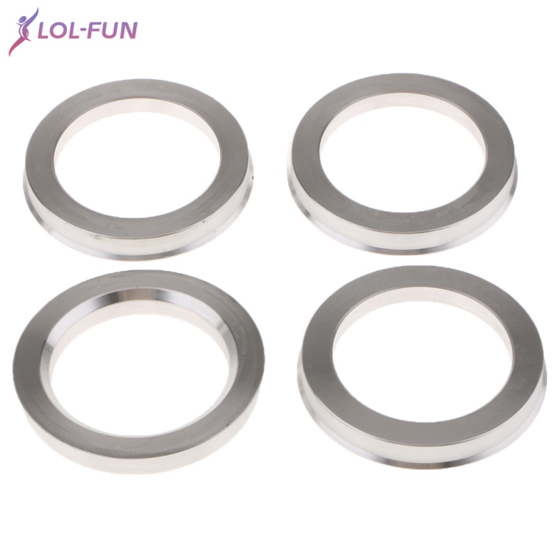 Set 4 vòng đệm trục bánh xe IUIU 73.1mm sang 54.1mm bằng hợp kim nhôm chuyên dụng