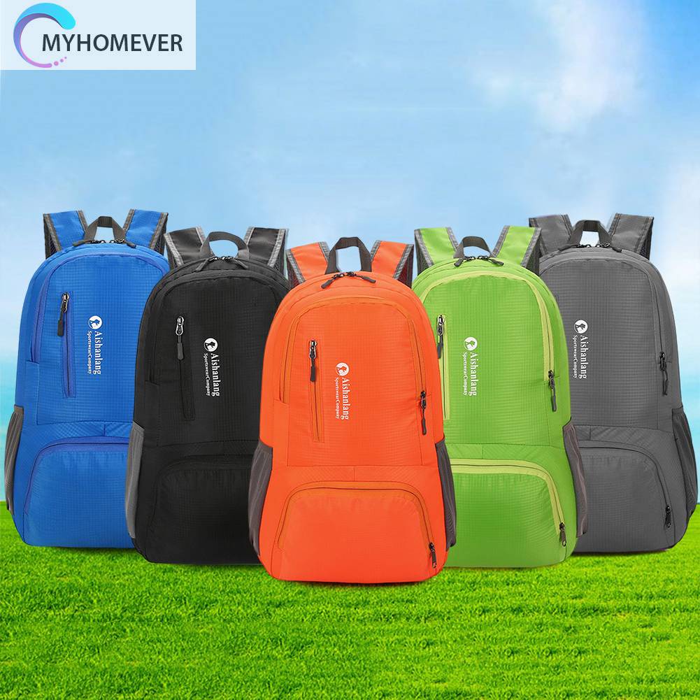 Ba Lô Du Lịch, Leo Núi Dây Đeo Vai, Gấp Được, Chất Liệu Nylon