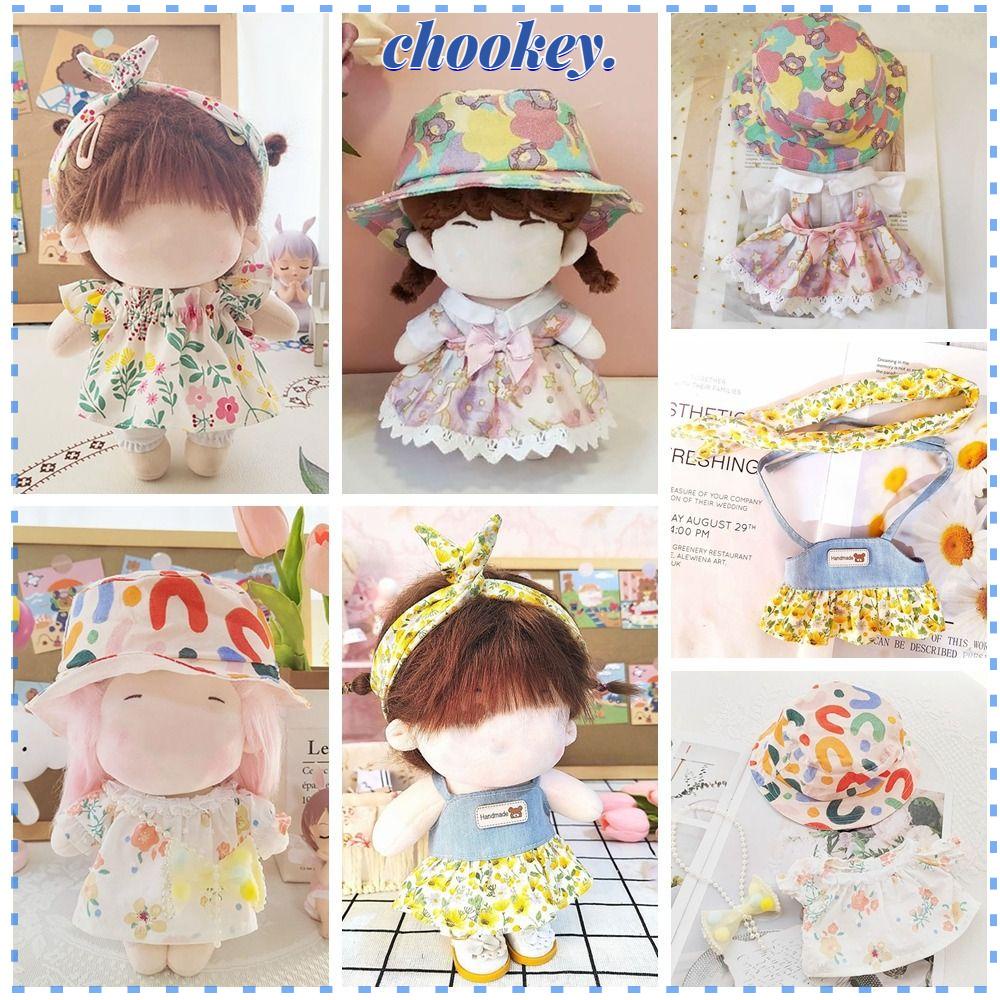 CHOOKEY Đầm Hoa Xinh Xắn Cho Búp Bê 20CM