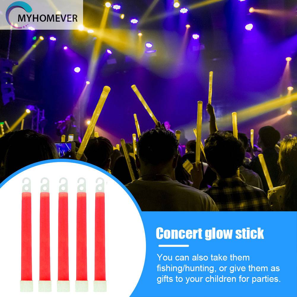 Bộ 10 Que Phát Sáng 6 Inch Chống Thấm Nước