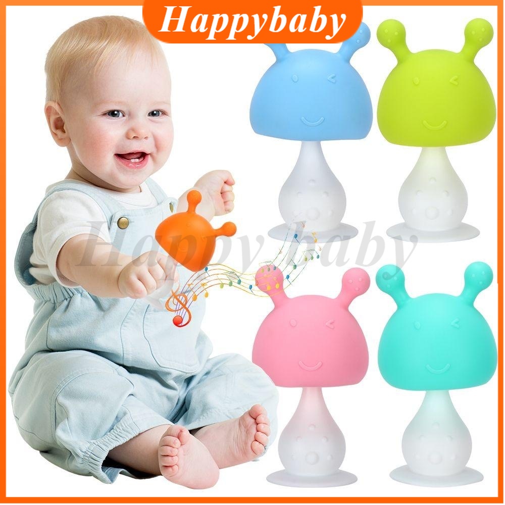 Đồ Chơi GặM NướU HìNh NấM BằNg silicone Cho Bé
