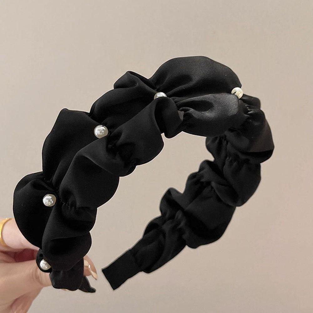 EPOCH Băng Đô Vải Satin Bản Rộng Thời Trang Dự Tiệc Cho Nữ