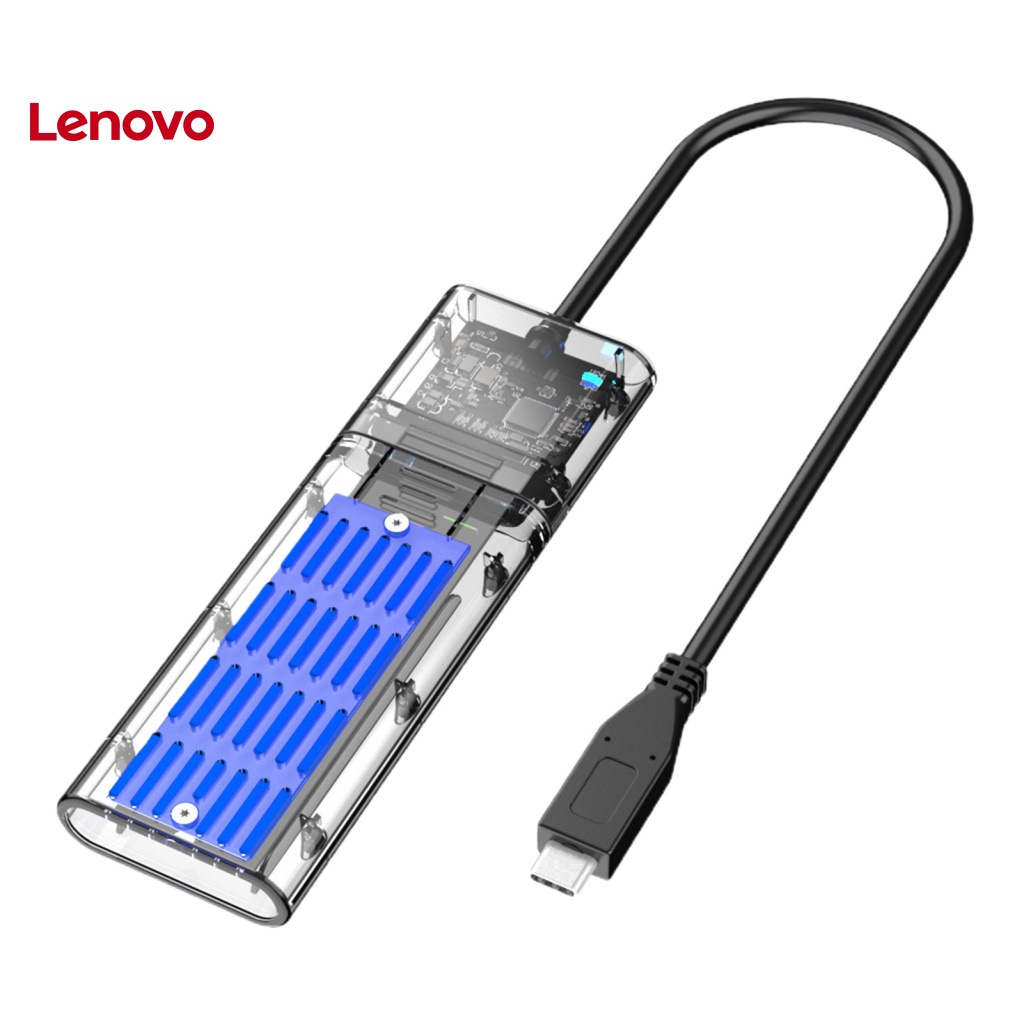 Hộp Đựng Ổ Cứng SSD Trong Suốt Tốc Độ Cao M.2 NGFF SATA Type-C Gen2 Tiện Dụng Cho Văn Phòng