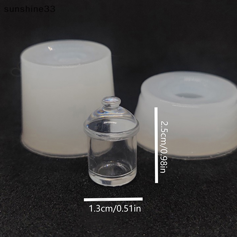 Mô Hình Hũ Bánh Quy / Kẹo Mini Bằng Silicone Cho Nhà Búp Bê