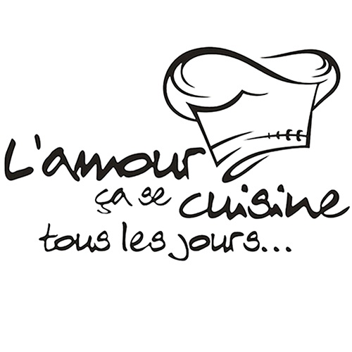 Miếng Dán Tường Trang Trí Nhà Bếp In Chữ Tiếng Anh Độc Đáo