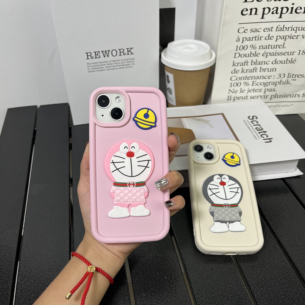 Ốp Điện Thoại In Hình Mèo 3D Màu Macaron Cho iPhone 14 Pro Max 14Pro 14 13 Pro Max 12 Pro Max 11 XR XsMax