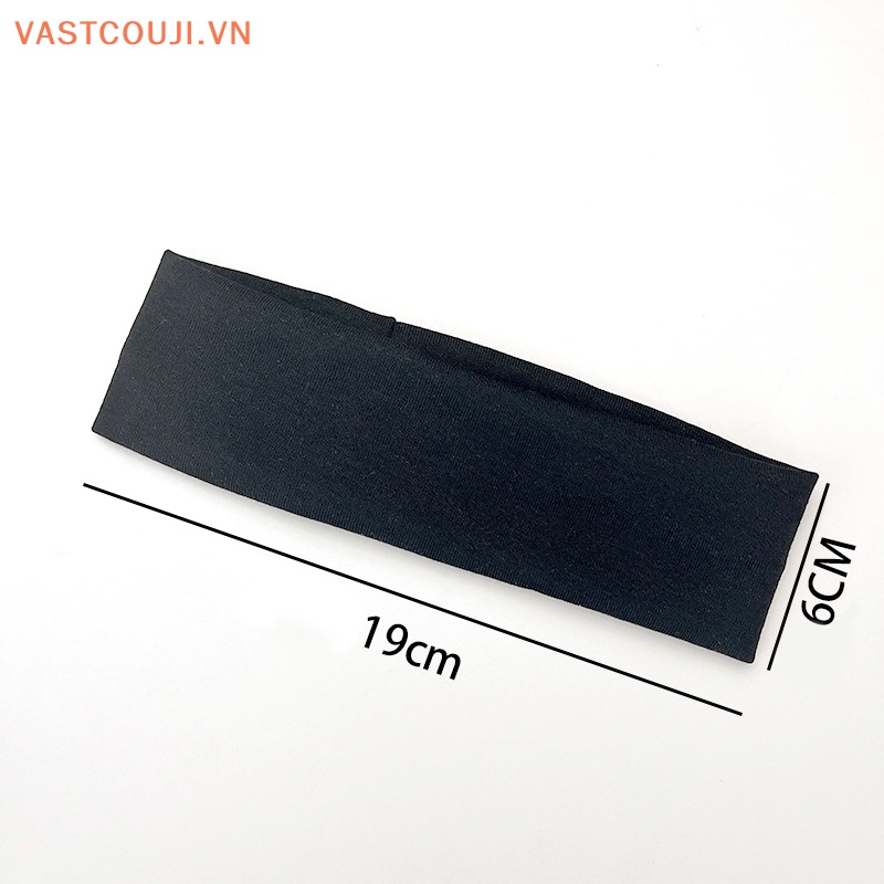 Băng Đô Thể Thao Co Giãn Chất Liệu Cotton Thấm Hút Mồ Hôi Tiện Dụng