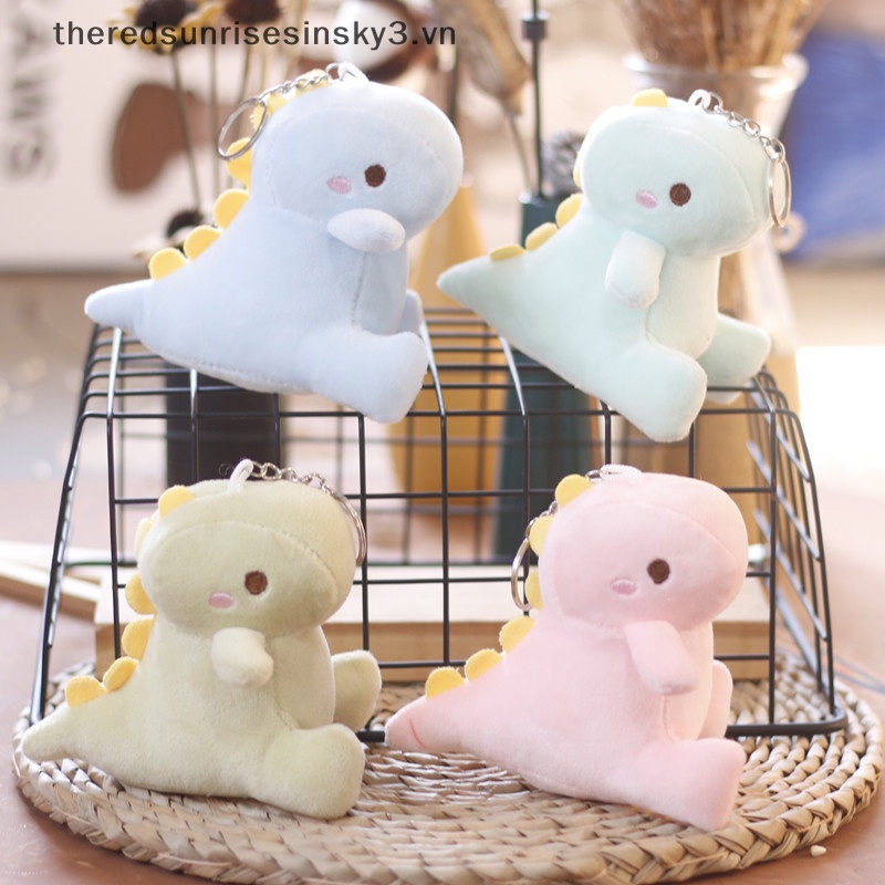 1 Móc Khóa Khủng Long Nhồi Bông Đáng Yêu 12cm