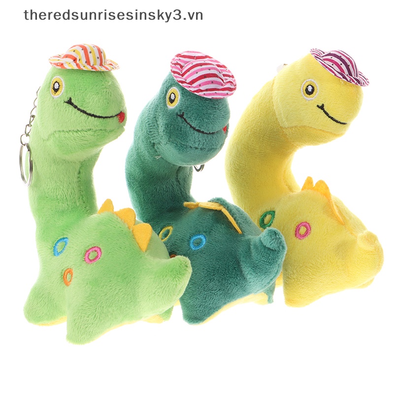 1 Móc Khóa Khủng Long Nhồi Bông 15cm Dễ Thương