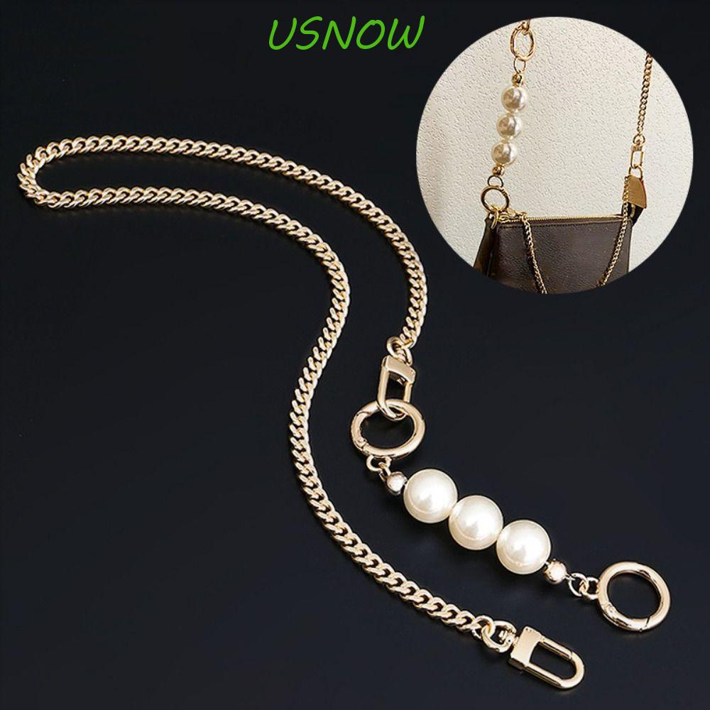 USNOW Tay Cầm Túi Xách Chuỗi Hạt Ngọc Trai Thanh Lịch Cho Nữ