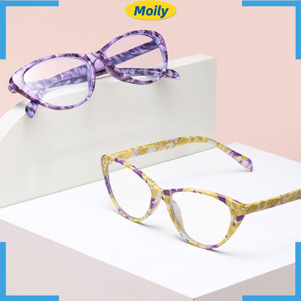 MOILYVN Kính Đọc Sách Gọng Hoa Siêu Nhẹ Thoải Mái