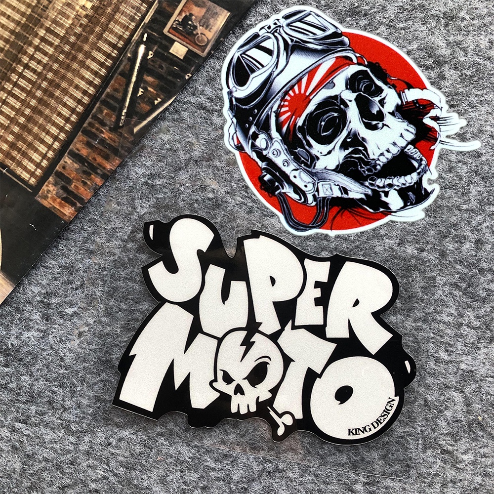 Miếng Dán Phản Quang Thái Lan Trang Trí Thân Xe Mô Tô Honda 125 Click125 Click125I Click150 Click150I Click V2 Vario CB110 Xrm