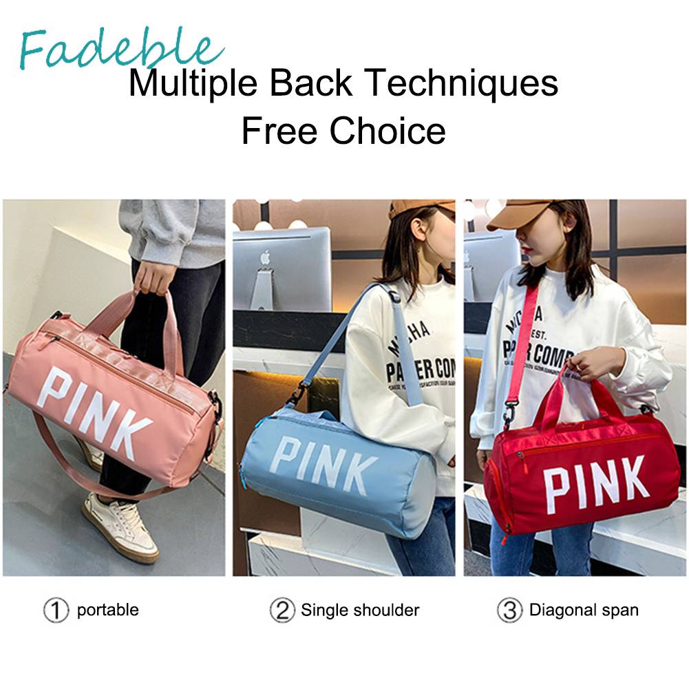 Túi Du Lịch / Tập Thể Hình Chia Ngăn Khô Và Ướt Bằng Vải Oxford Có Thể Gấp Gọn