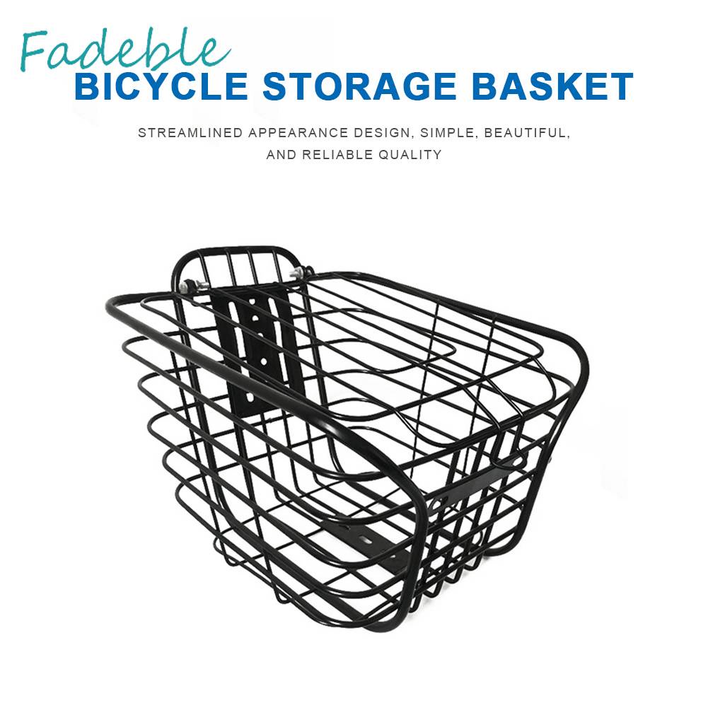 Giỏ Xe Đạp Bằng Kim Loại Có Vỏ Bọc Tiện Dụng