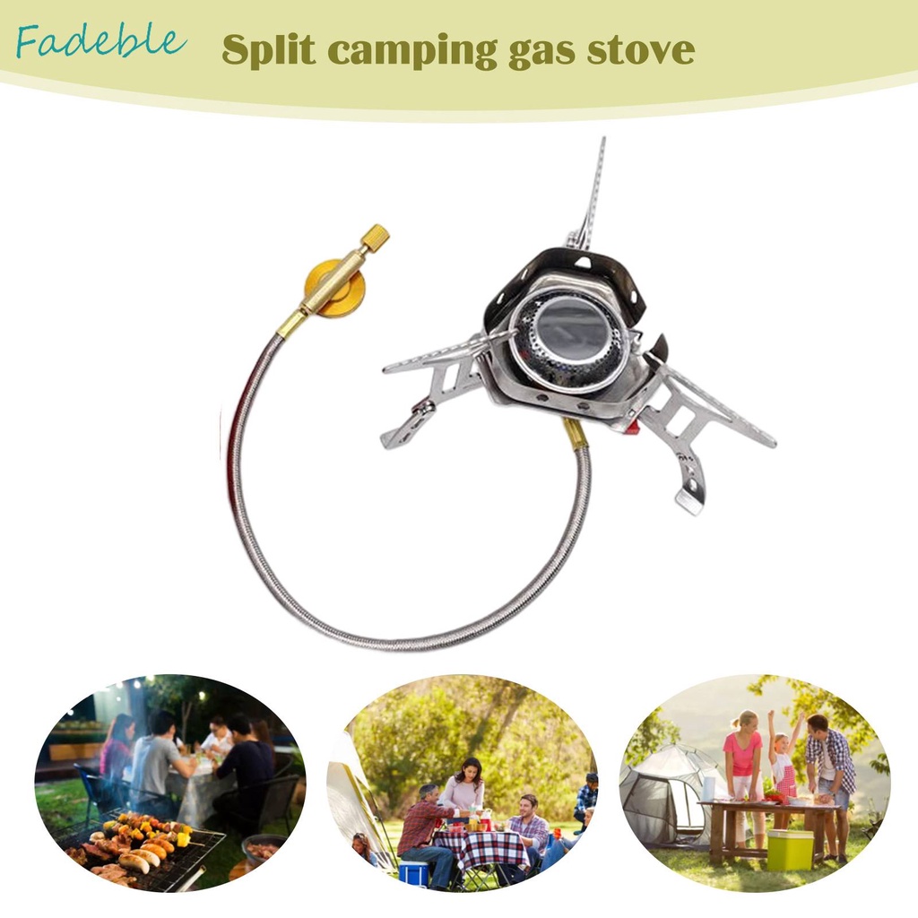 Bếp Gas Cắm Trại Siêu Nhẹ 4000W Có Thể Gấp Gọn Tiện Dụng