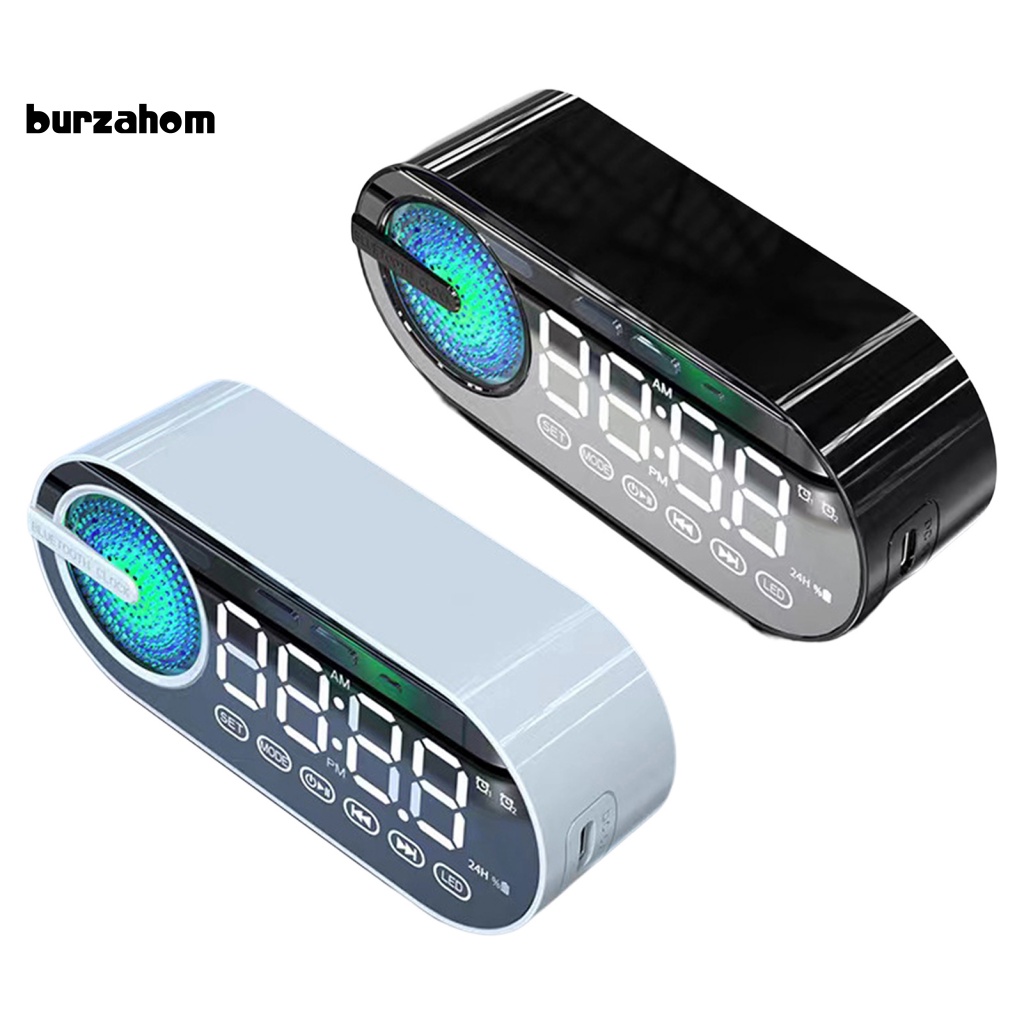 Hộp Âm Thanh Không Dây Bluetooth HiFi Trọng Lượng Nhẹ Cho Văn Phòng Bluetooth-compatible50 Bass Đồng Hồ Hộp Âm Thanh Dài
