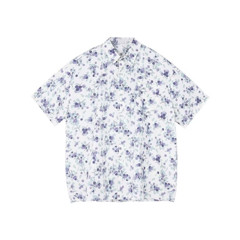 Áo Sơ Mi Cổ Tròn Phong Cách Hàn Quốc Thời Trang Mùa Hè Cho Nam