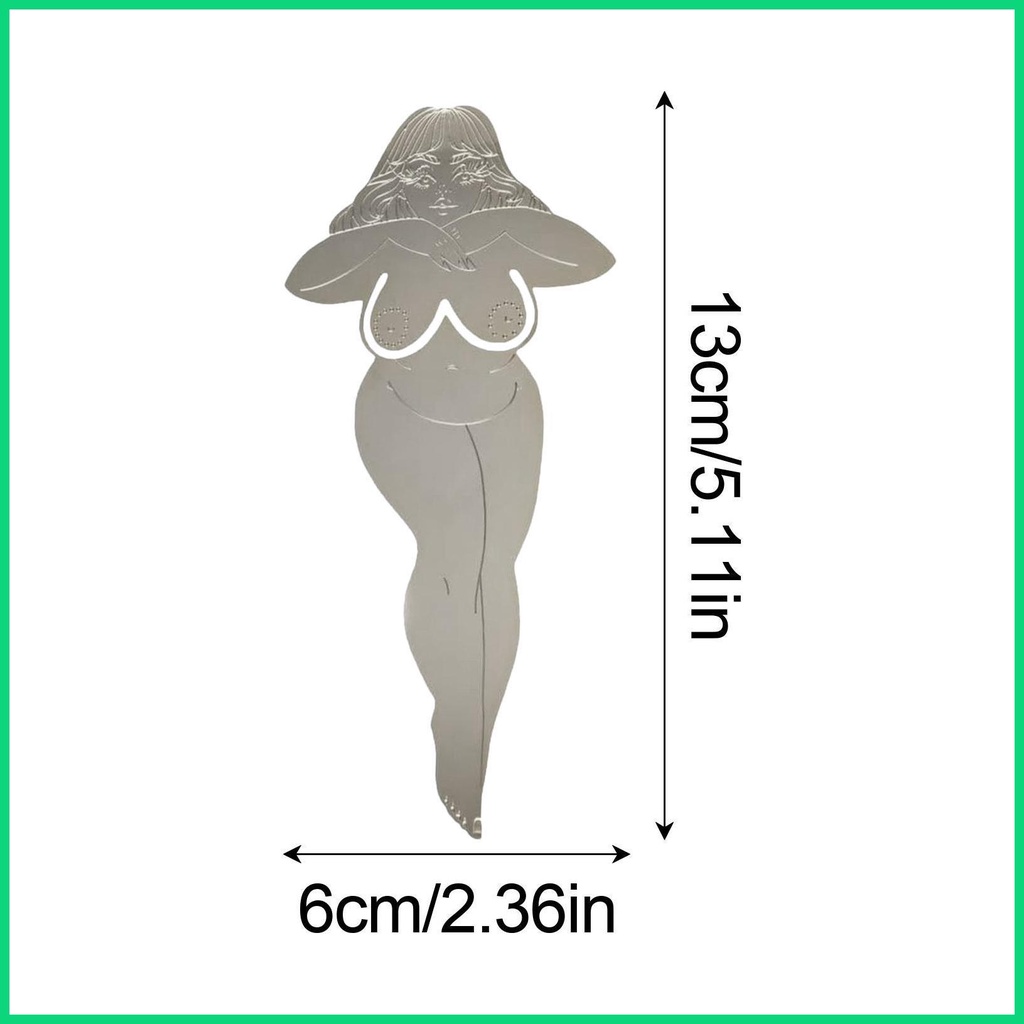 Thẻ Đánh Dấu Trang Sách Bằng Kim Loại Mỏng Tông Vàng Đồng Vui Nhộn Cho Nam Và Nữ jiwvn