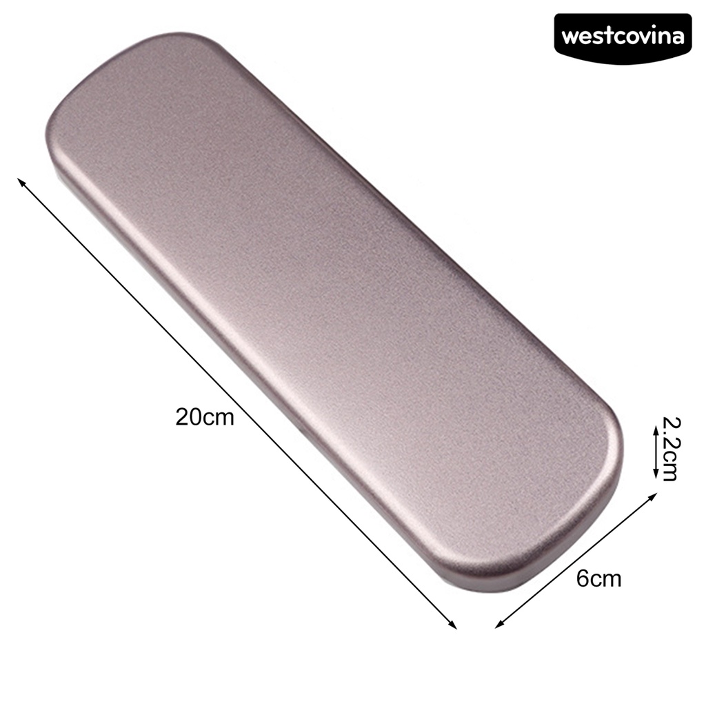 [WSTN]✎Hộp Đựng Cọ Trang Điểm Bằng Kim Loại Gọn Nhẹ