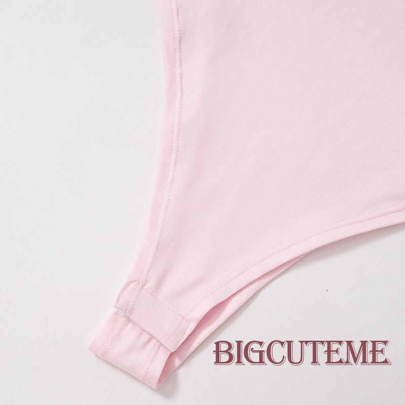 Áo Liền Quần Tay Ngắn Màu Sắc Trơn Dành Cho Nữ