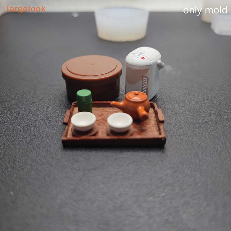 Khuôn Silicone Tạo Hình Ấm Trà Mini Trang Trí Nhà Búp Bê