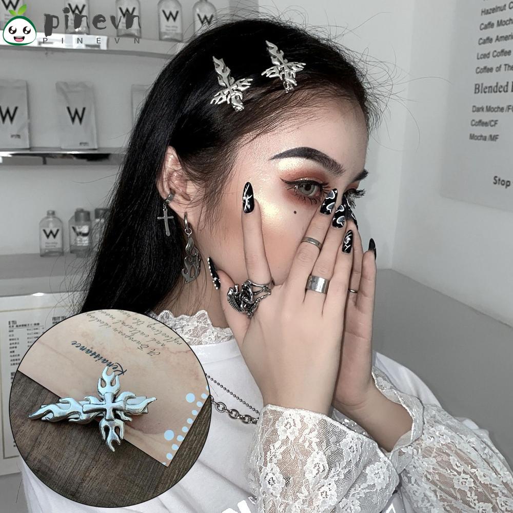 PINEVN Kẹp Tóc Hình Rồng Phong Cách Harajuku Đường Phố Cá Tính