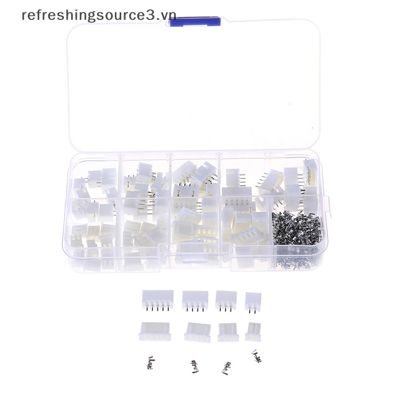 Set 230 Đầu Nối Dây Điện XH2.54 2p 3p 4p 5 pin 2.54mm Chuyên Dụng Nguồn Nguyên Liệu {refreshingsource3.N}...
