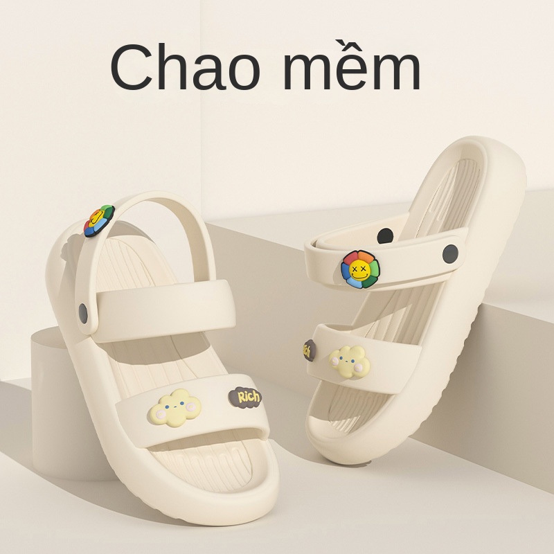 Giày Sandal Đế Dày Chống Trượt Thoáng Khí Dành Cho Nữ