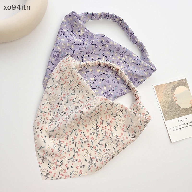 Băng Đô Co Dãn In Họa Tiết Hoa Thời Trang Cho Nữ