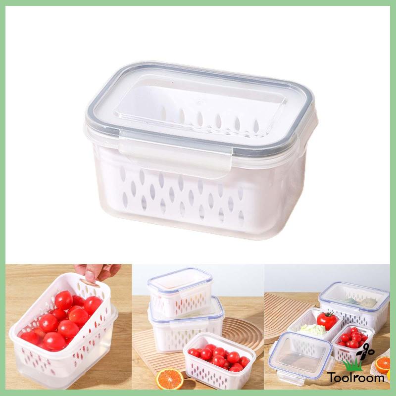 Rổ Đựng Rau Củ Quả Có Thể Tháo Rời Tiện Dụng Cho Tủ Lạnh