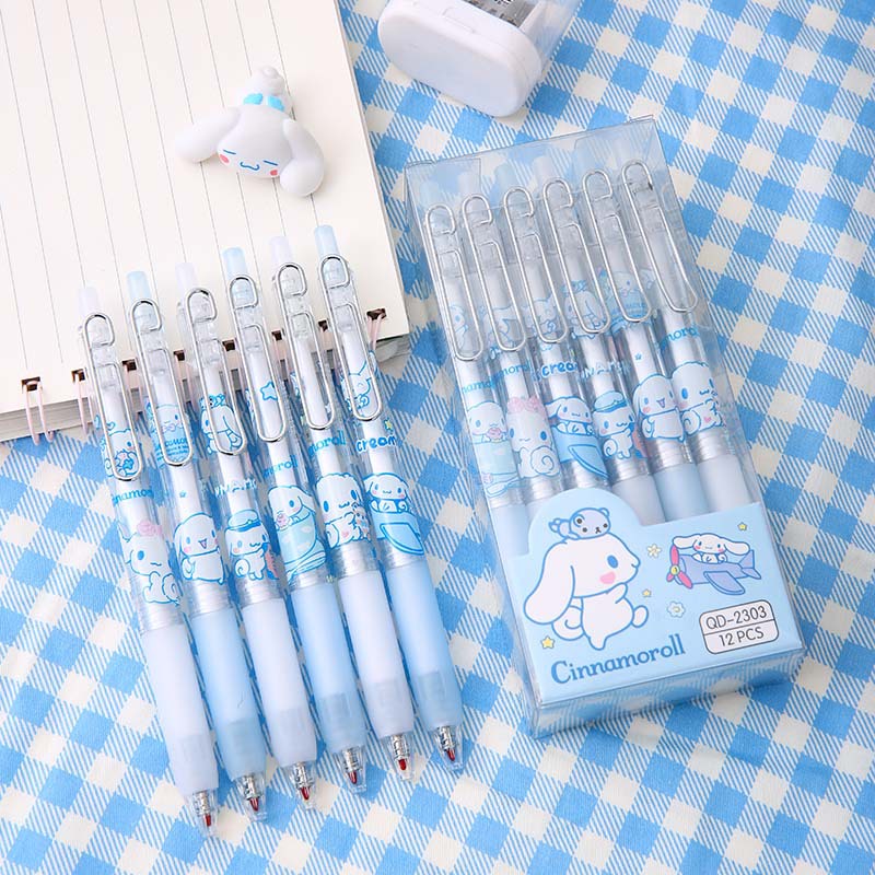 Bút Mực Gel Dạng Nhấn Bằng Kim Loại Hình Chú Chó Yugui Phong Cách Mới Cho Học Sinh 1K rẻ