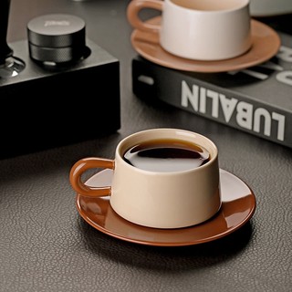 Cốc cà phê và cốc đĩa trà chiều Bộ cốc cà phê và đĩa