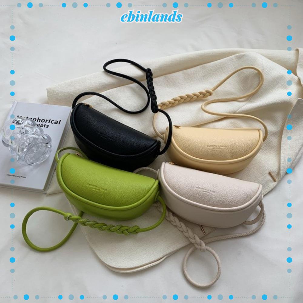 EBINLANDS Túi Đeo Vai / Đeo Dưới Cánh Tay Bằng Da Thiết Kế Đơn Giản Sang Trọng Cho Nữ