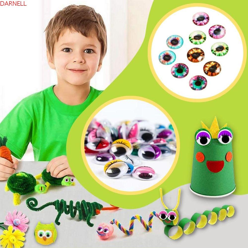 DARNELL Mắt Búp Bê Đồ Chơi Có Thể Di Chuyển DIY Cho Bé