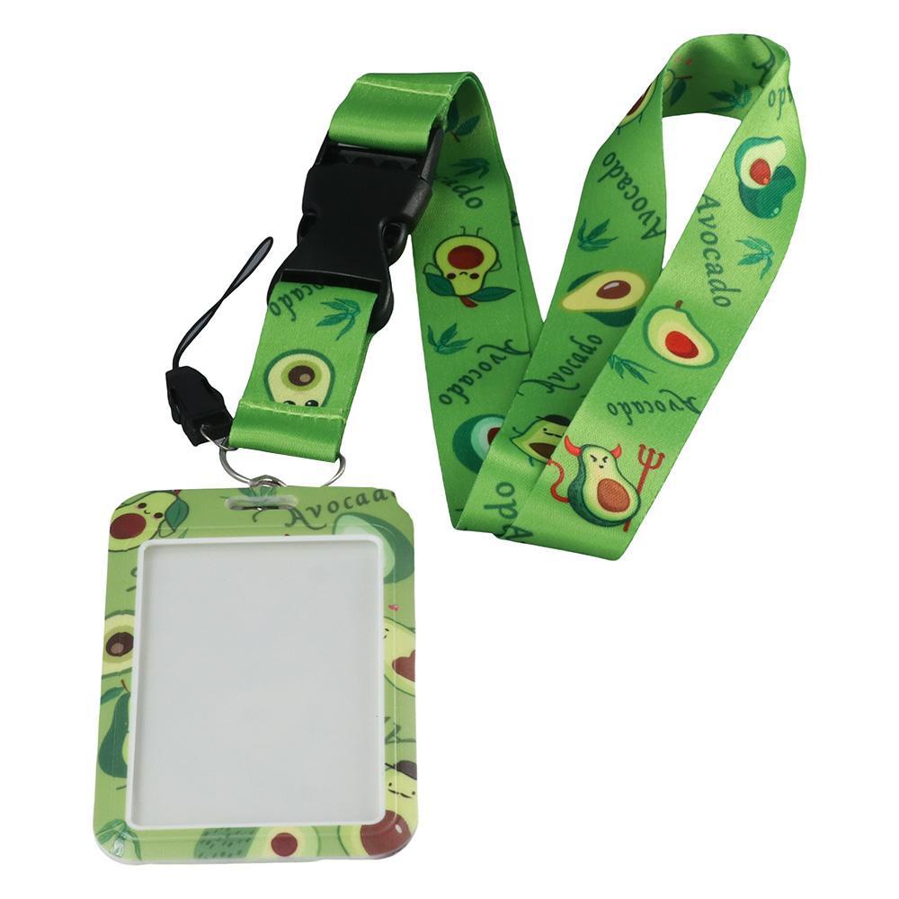 CHOOKEY Móc Khóa Màu Xanh Bơ Dacron Hoạt Hình Có Dây Buộc Cho Văn Phòng