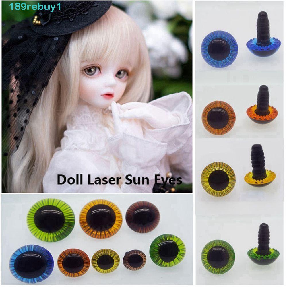 REBUY1 Set 10 / 5 Cặp Mắt Nhựa Cho Búp Bê BJD