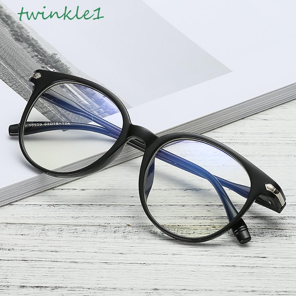 TWINKLE Mắt Kính Gọng Kim Loại Chống Ánh Sáng Xanh Thiết Kế Thời Trang