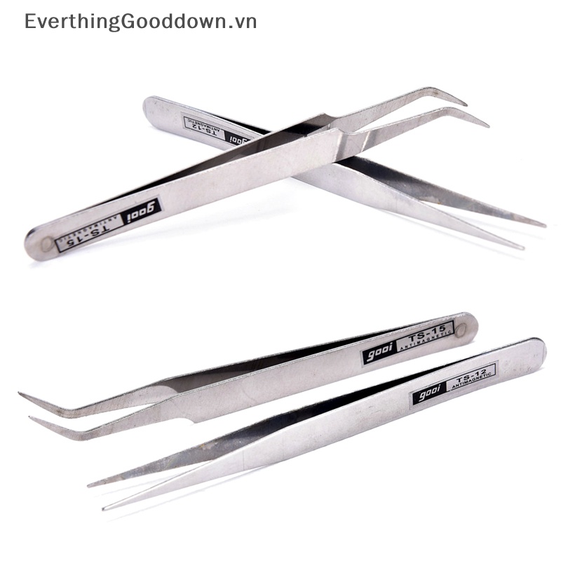 Set 2 Dụng Cụ Trang Trí Móng Tay Bằng Thép Không Gỉ