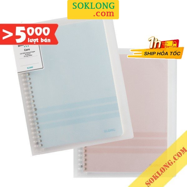 Sổ còng Klong B5 ruột chấm tròn dotgrid/ caro/ kẻ ngang [SOKLONG], giấy refill binder B5 tùy chọn