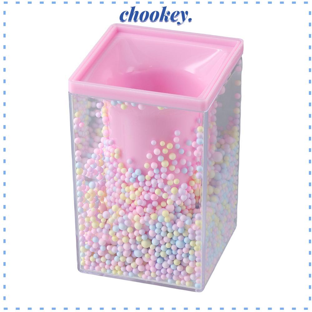 CHOOKEY Set 2 Giá Đỡ Bút / Cọ Trang Điểm Đính Pha Lê Tiện Dụng Cho Học Sinh