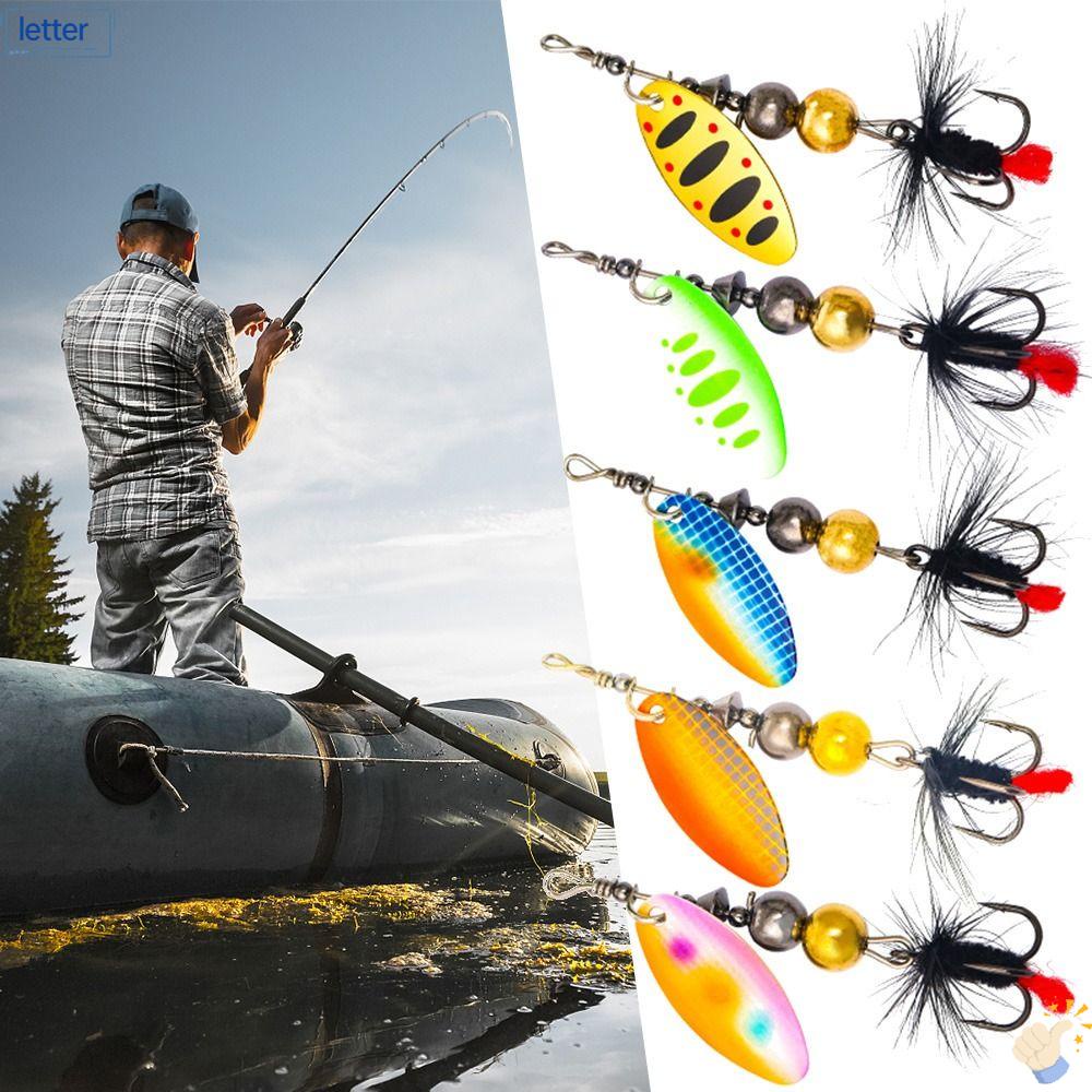 LET Set 2 Mồi Câu Cá Giả Bằng Kim Loại Siêu Bền 4g / 8g