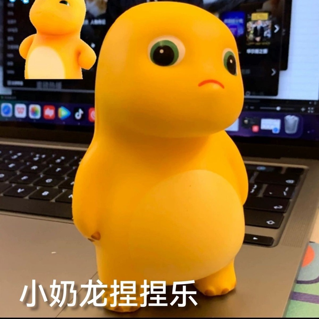 Đồ Chơi Mềm Nở Chậm Làm Từ PU Hình Rồng Sữa Giúp Giảm Căng Thẳng