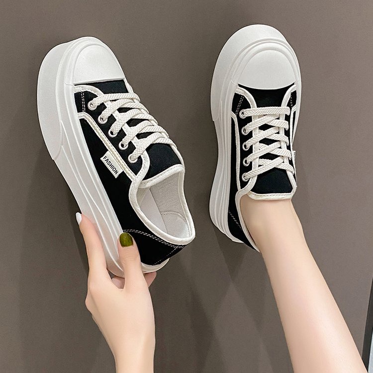 Giày Thể Thao Lưới Mũi Tròn Đế Dày Thời Trang Cho Nữ