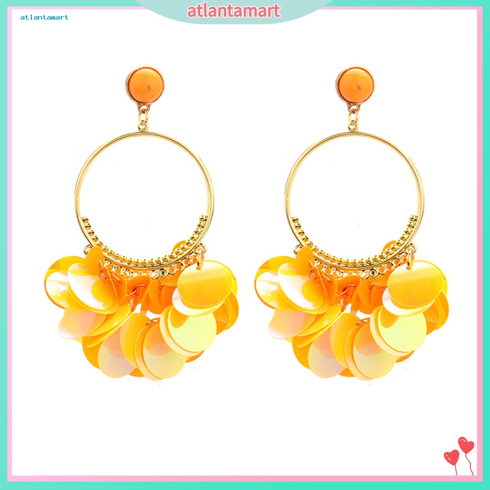 Túi Đựng Đồ Dùng Cao Cấp Tiện Dụng| Cặp Bông Tai Tua Rua Thời Trang Boho Cho Nữ