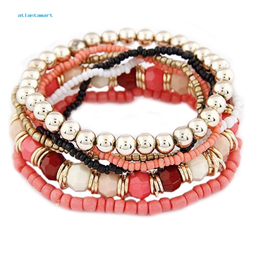 Túi Đựng Đồ Dùng Cao Cấp Tiện Dụng| Vòng Tay HợP Kim ĐíNh HạT Phong CáCh Bohemia