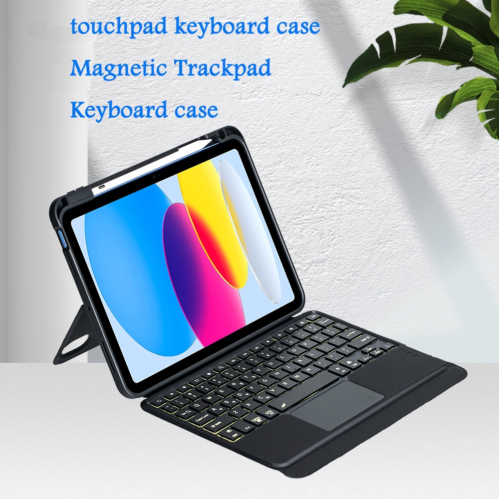 Bao Da Máy Tính Bảng Từ Tính Có Bàn Phím Cho Ipad 10th 10.9 2022 Air 5 Air 4 3 10.5 Pro 11 2021 2020 2018 Mini 6 10.2 Inch 9th 8th 7th